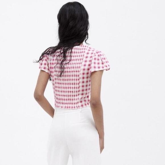 Zara gingham crop top - Picture 5 of 7